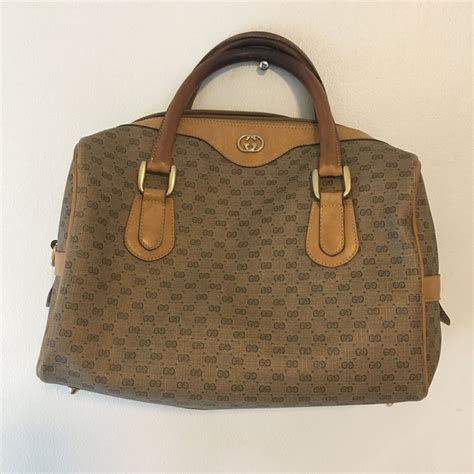 1970 gucci vinyl purse|authentic vintage gucci bag.